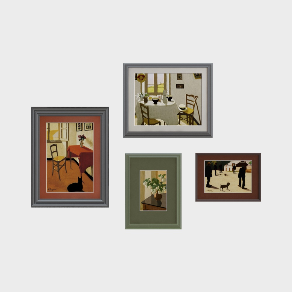 Vintage Picture Frame 3D model
