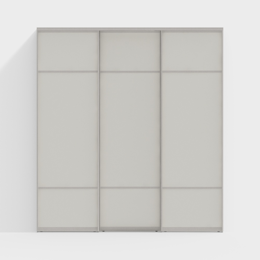 Simple log style sliding door