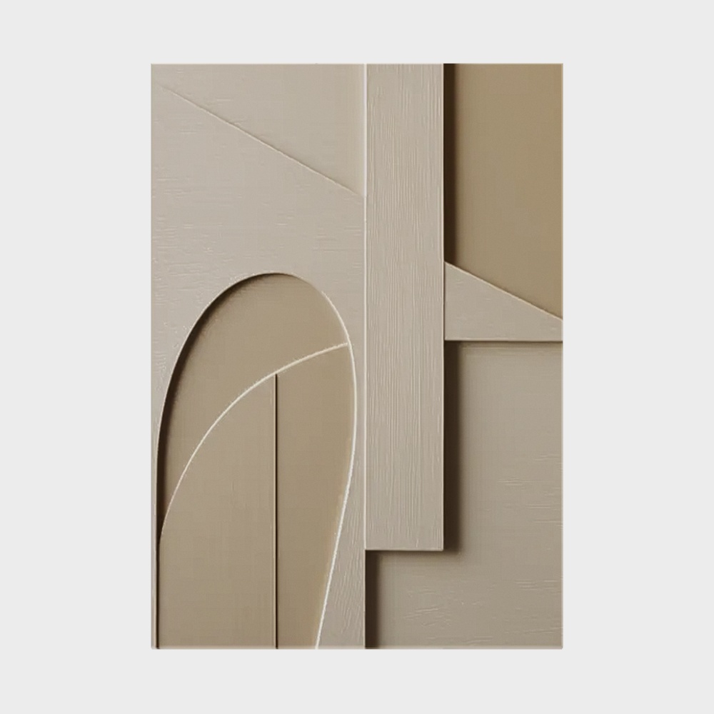 Peinture décorative moderne et simple