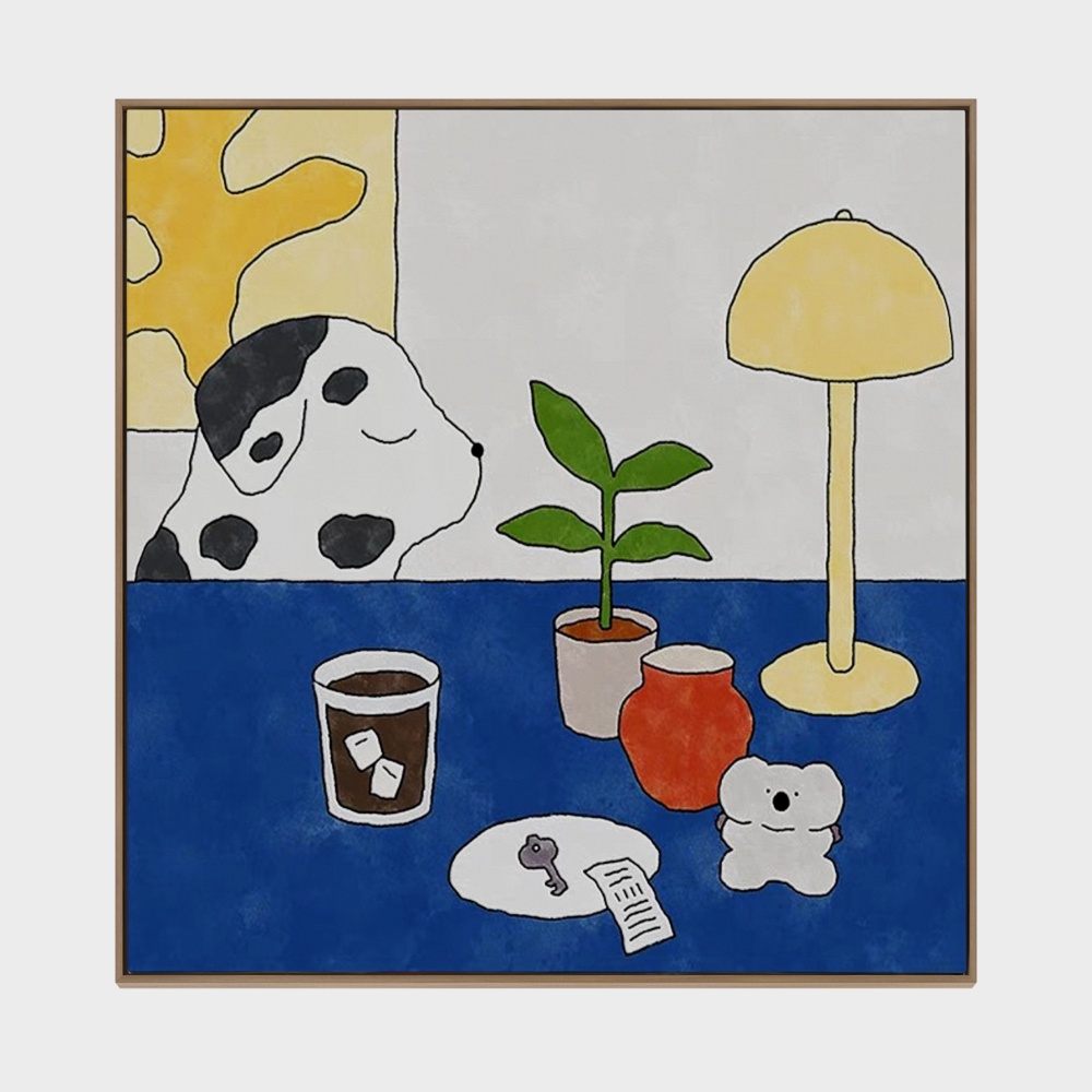 북유럽 만화 장식 그림