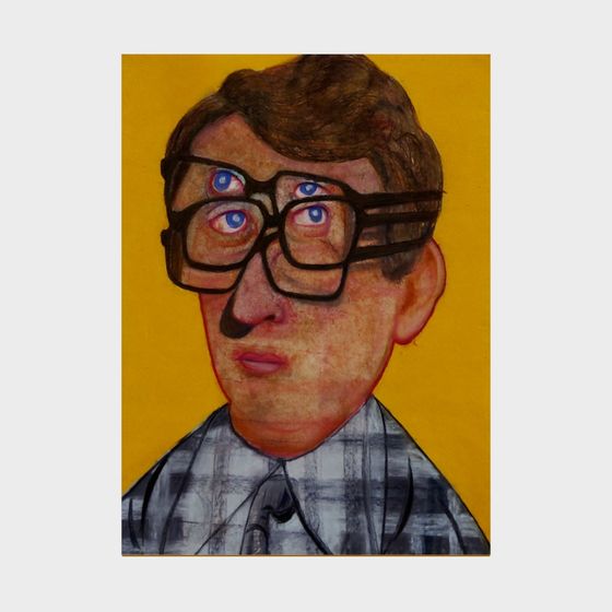 Mr. Geek - Unique Low Poly 3D Model