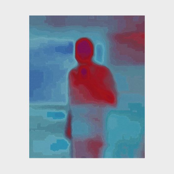 Abstract Human 3D Model in Low Poly Style