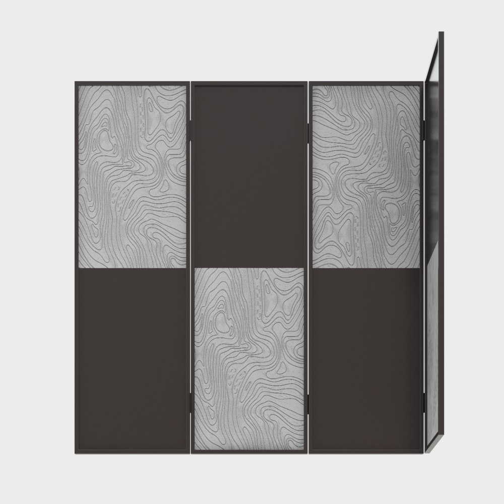 Corner wall decoration