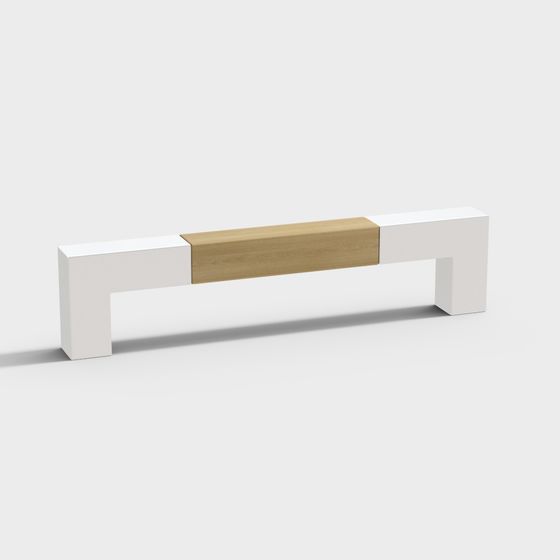 Urban Bench 3D model for Modern Design
