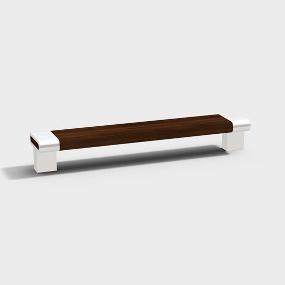 Stylish Urban Bench 3D model for City Spaces