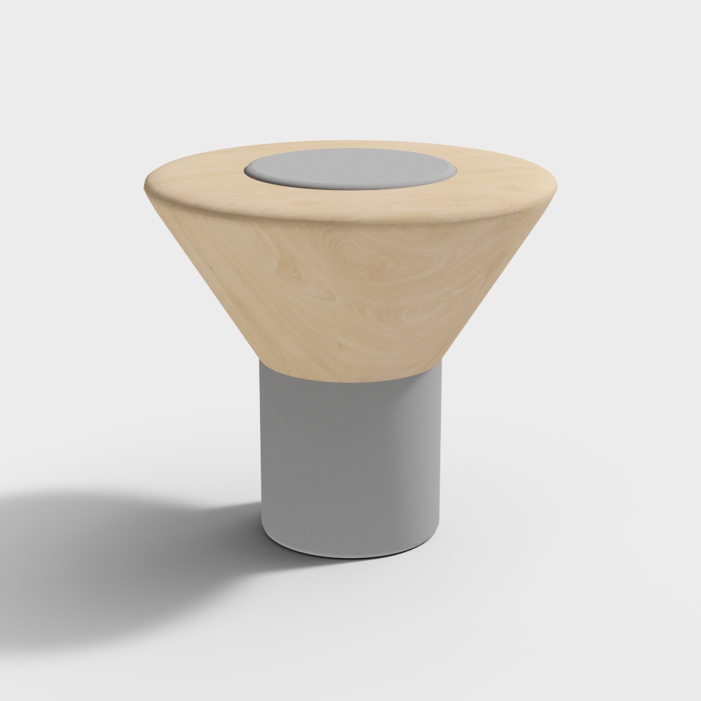public space round stool