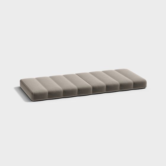 Streamlined Sofa Cushion 3D model