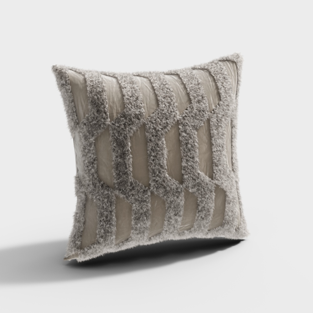 Modern fabric throw pillows