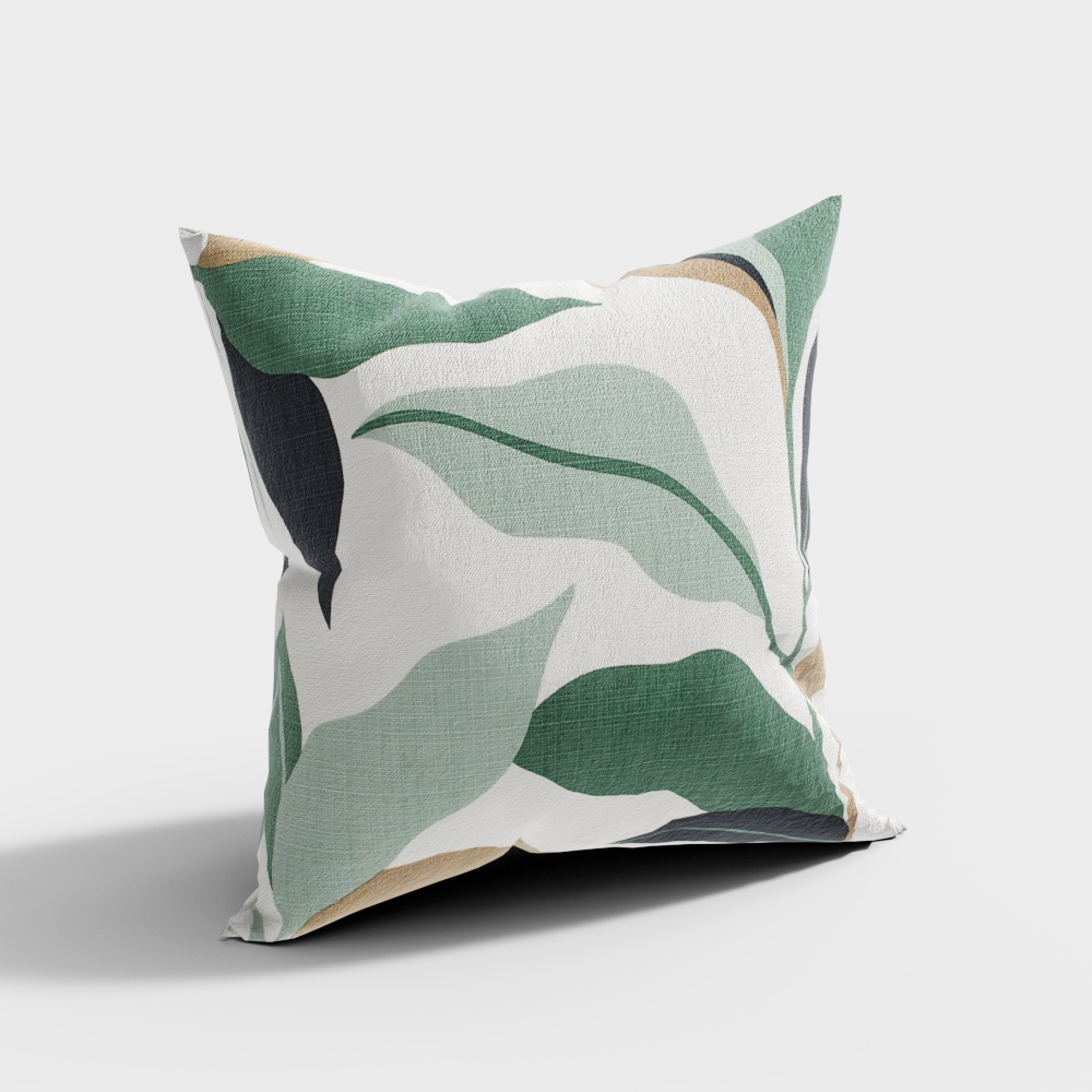 Modern fabric throw pillows