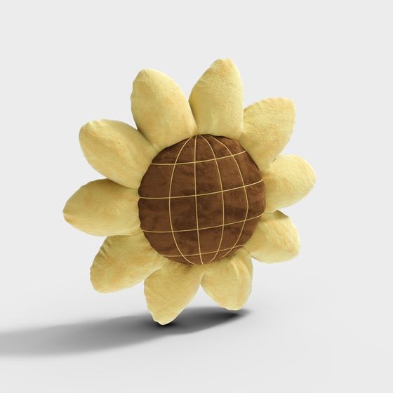 Vibrant 3D Sunflower Model for Designers and Developers