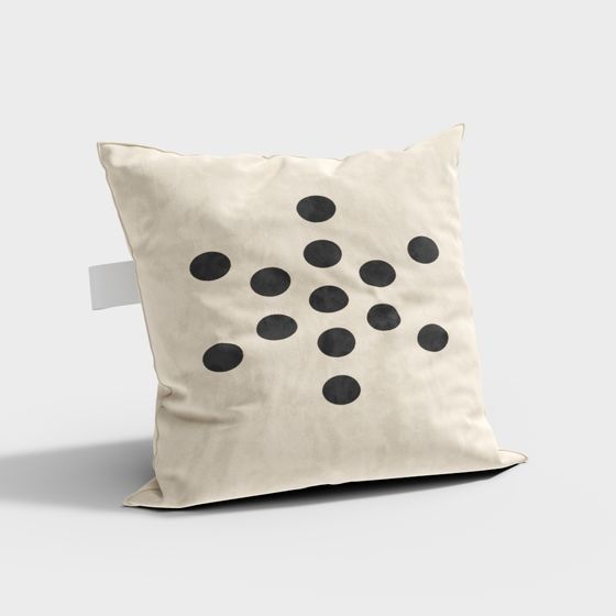 Abstract Geometric Pillow 3D model