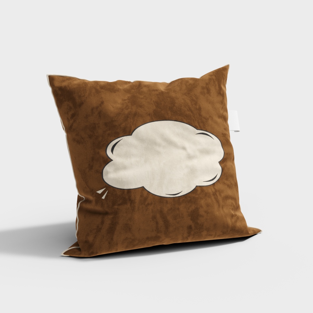 Modern fabric throw pillows