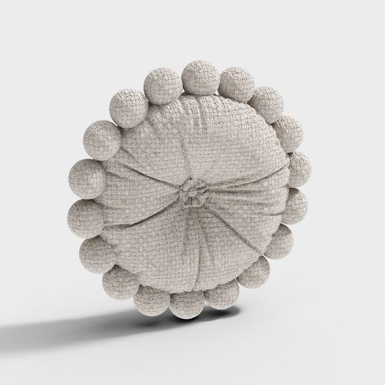Spherical Woven Cushion 3D model