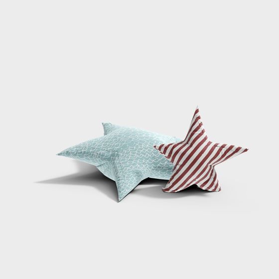 Star Cushions 3D model for Creative Spaces