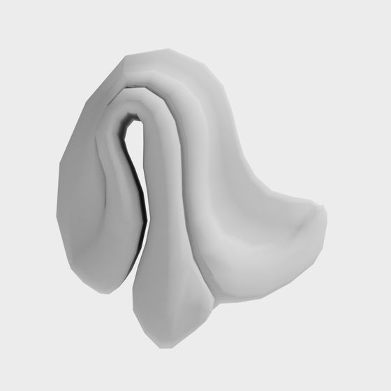 Abstract Geometry Dance 3D model for Creative Projects