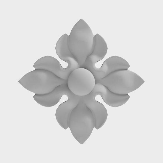 Decorazione intagliata retro europea