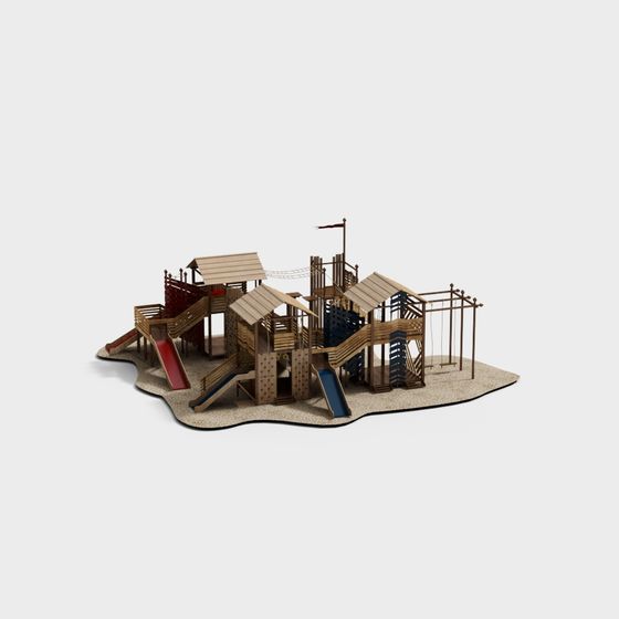 Playland 3D Model for Vibrant Playground Designs