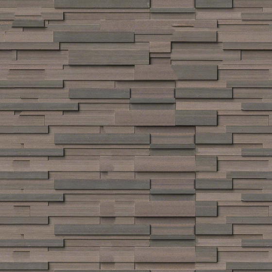 Gray Cultural Stone Wall Tile 3D Model