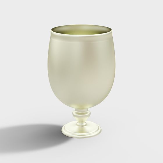 Elegant Low-Poly Goblet 3D model