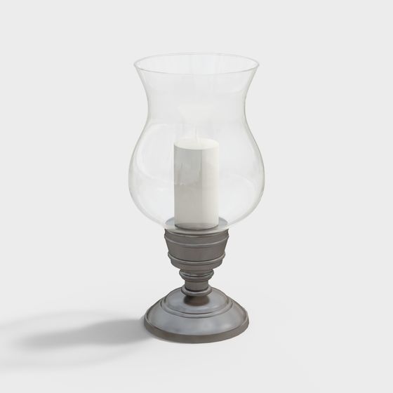 Elegant Low-Poly Lantern 3D model