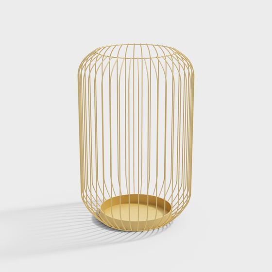 Golden Cage 3D model