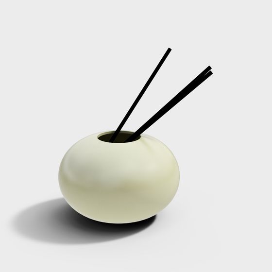 Elegant Aroma Bottle 3D model for Modern Interiors