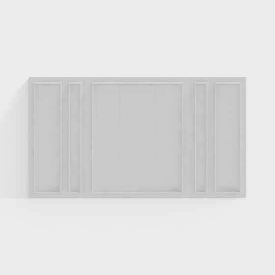 Classic Door Panel 3D model