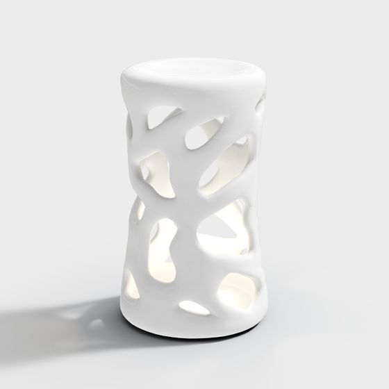Hollow Art Column 3D model