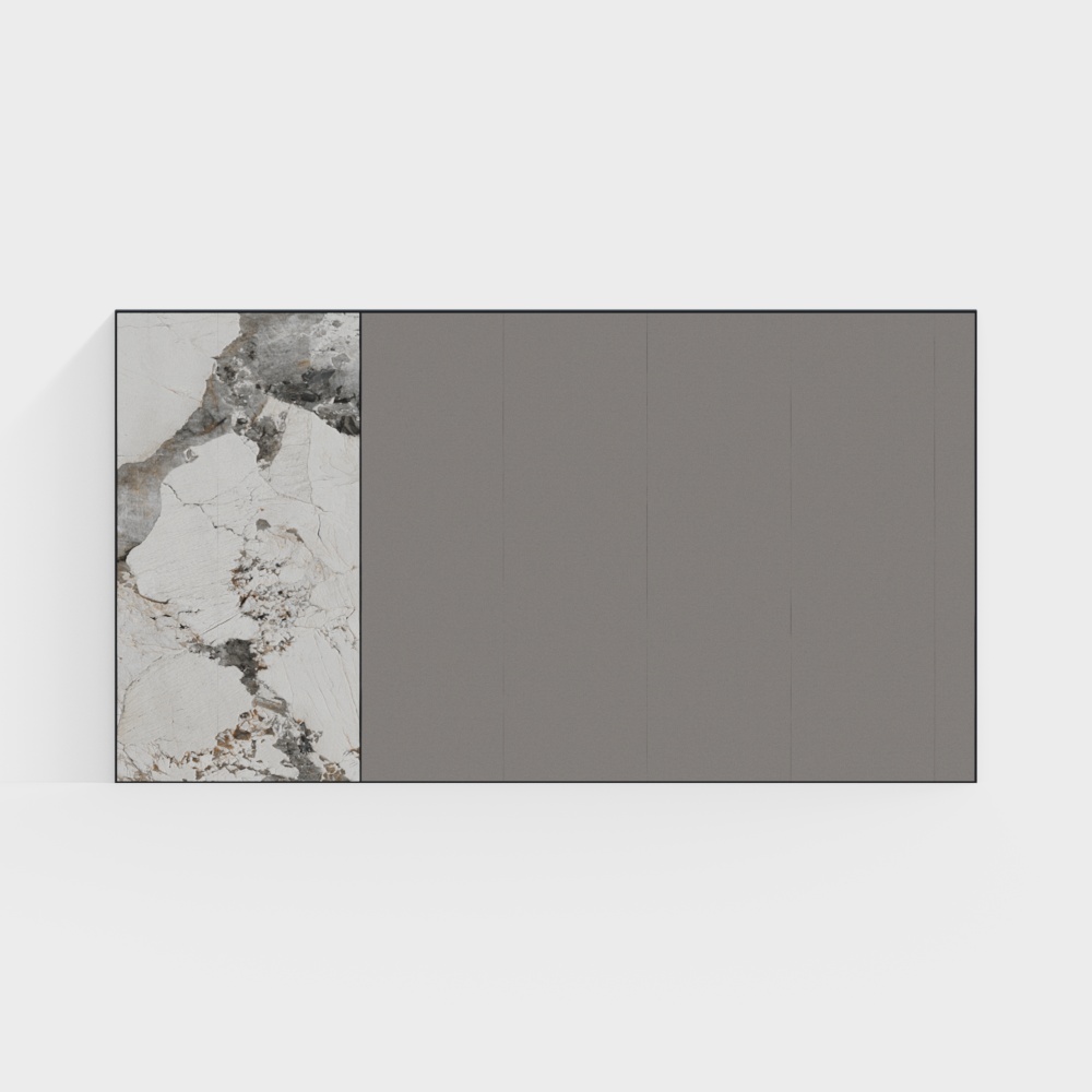 Simple Stone Gray Background Wall Panel