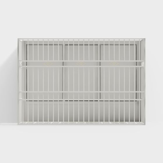 Iron Cage 3D model in Low Polygon Style