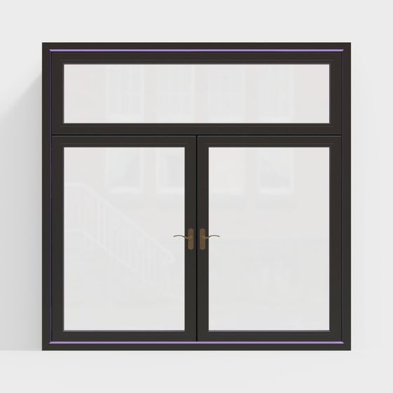 Low Polygon Style Window 3D model