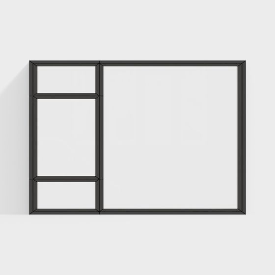 Urban Window 3D model - Minimalist Design