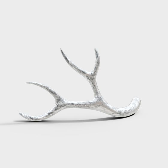 Silver Antlers 3D model