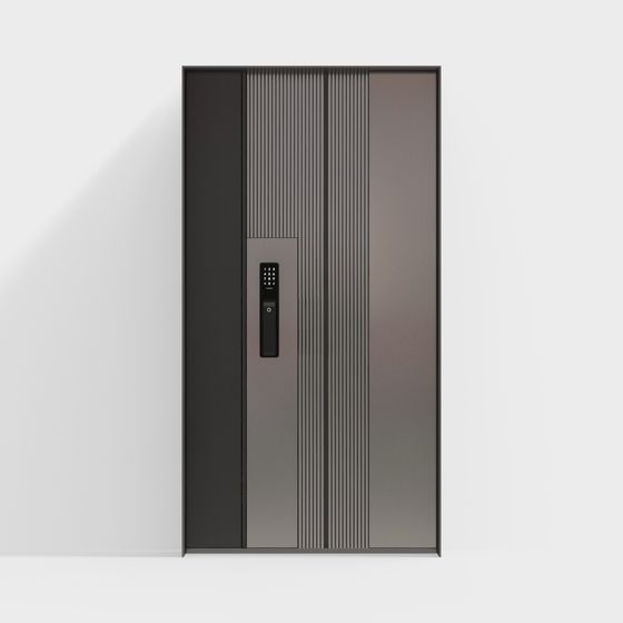Modern Low-Poly Door 3D model