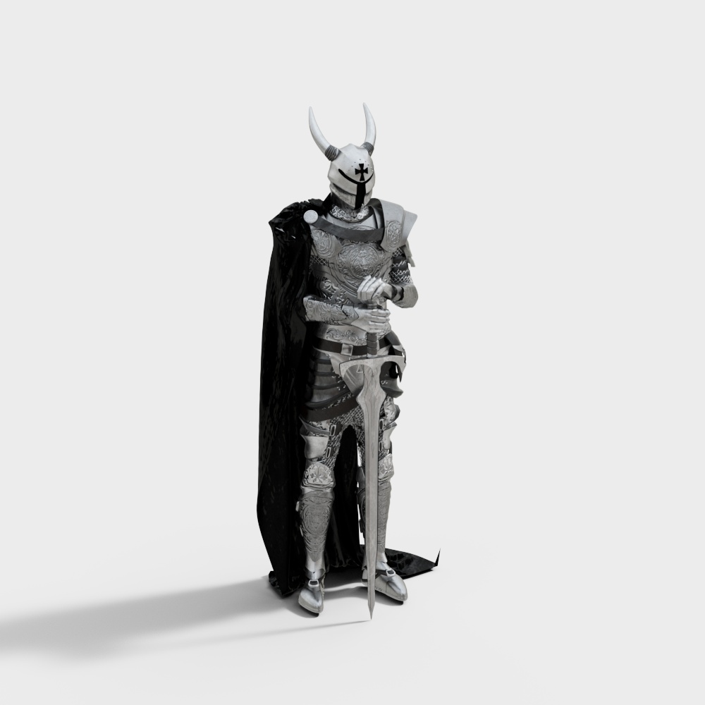 Medieval Knight 3D model