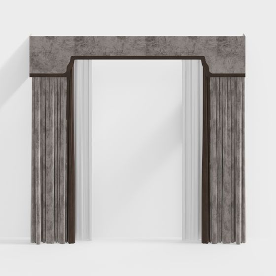 Urban Portal 3D model for Modern Design