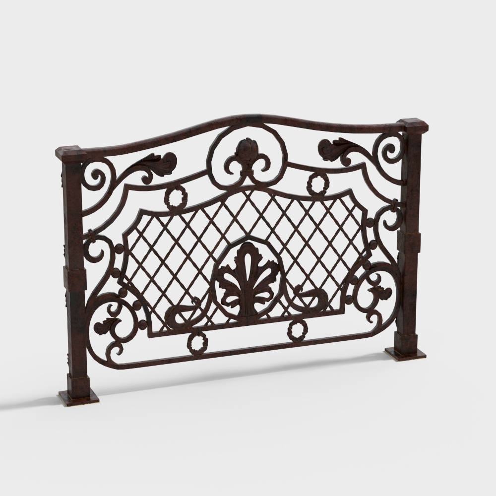 Europäisches Eisen-Geländer