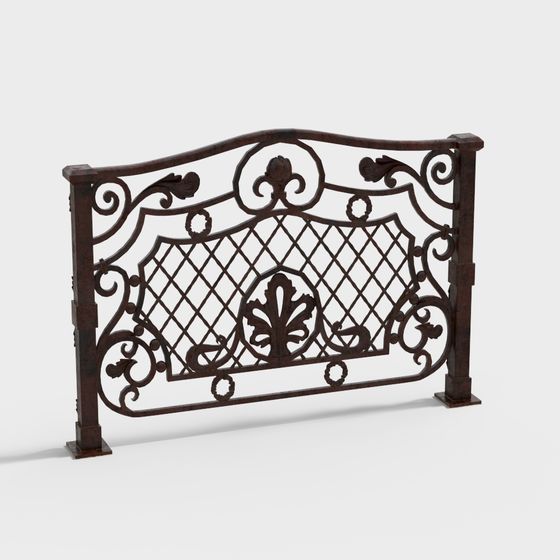 Europäisches Eisen-Geländer