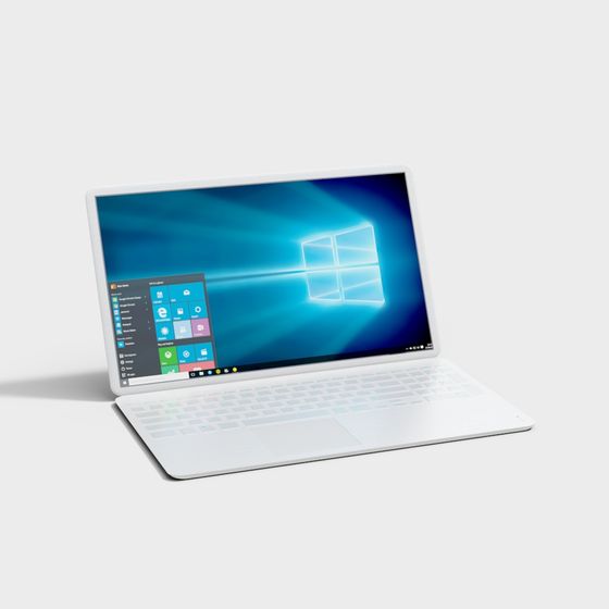 Modern Laptop 3D model