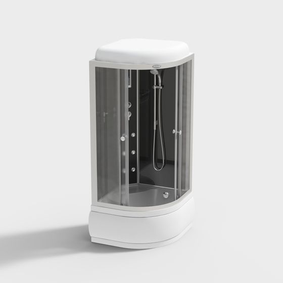 모던 간단한 샤워룸