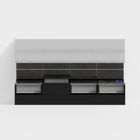 Urban Display Cabinet 3D model