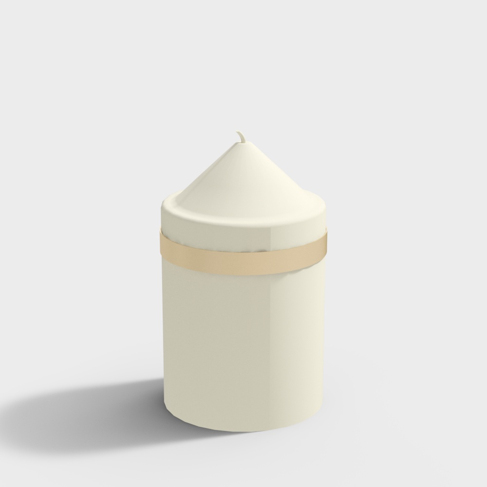 Minimalist Candle 3D model