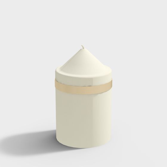 Minimalist Candle 3D model