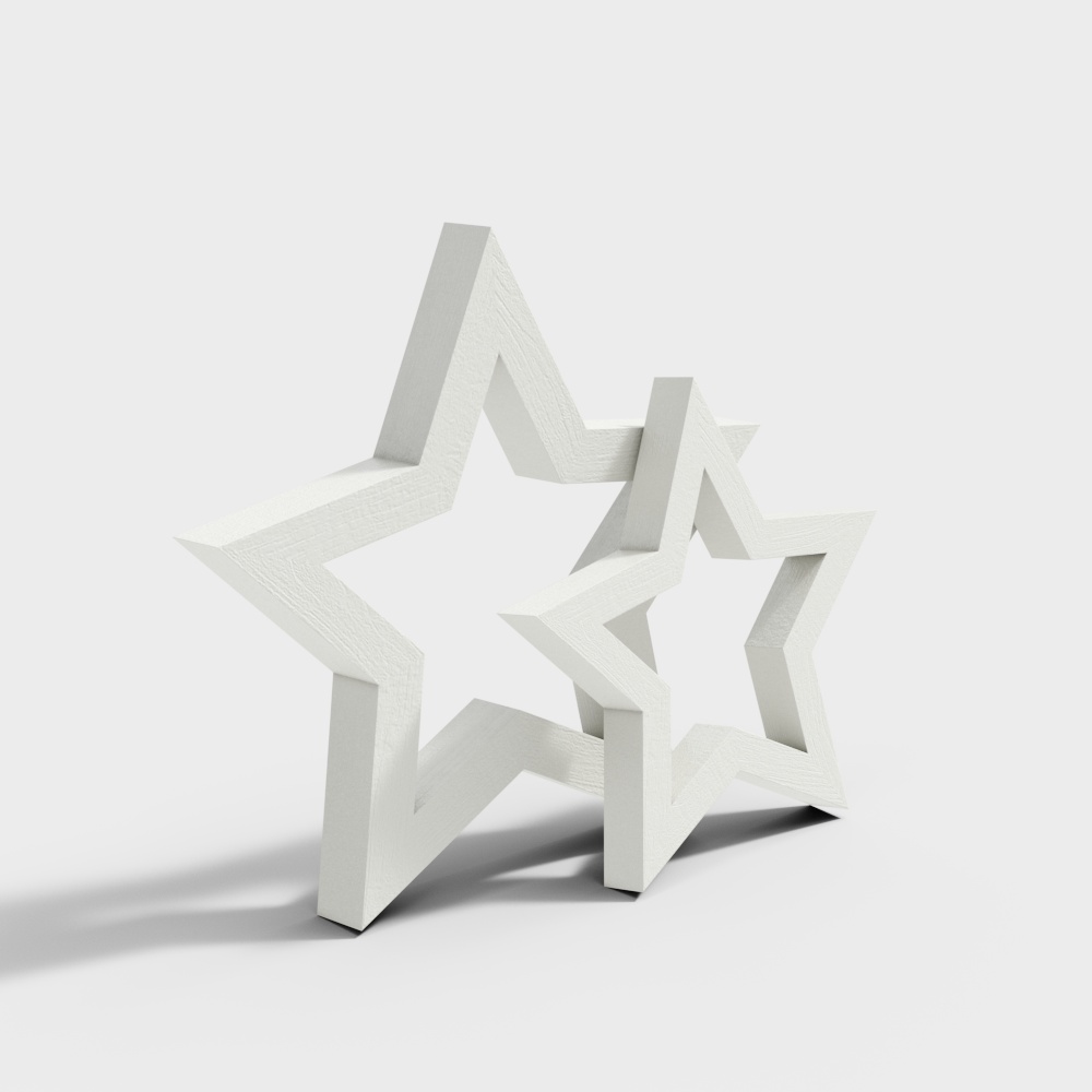 Dual Star Frame 3D model