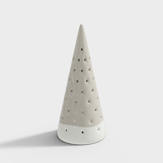 Modern Low-Poly Cone Lamp 3D model for Creative Projects