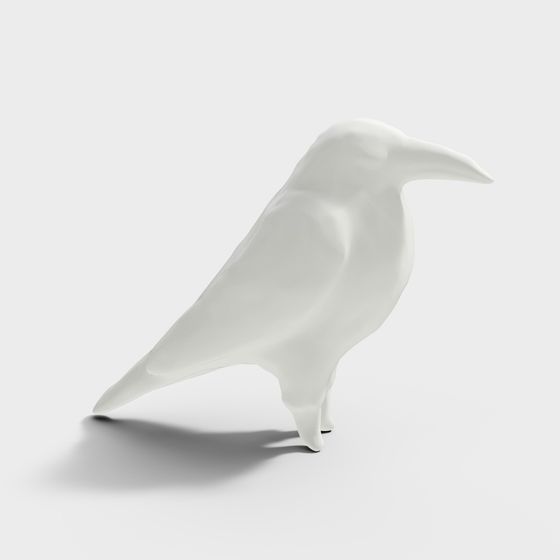 Realistic Crow 3D model for Creative Projects