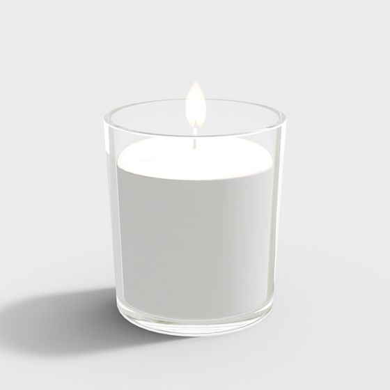 Cozy Scented Candle 3D model