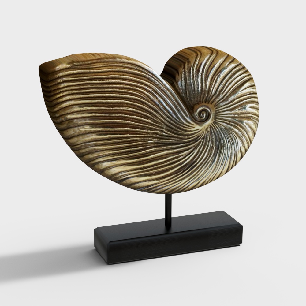 Time Shell 3D model - Ancient Ocean Treasure