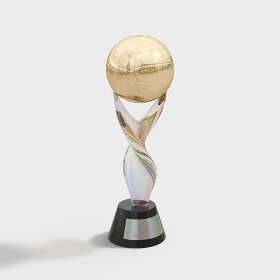 Championship Trophy 3D Model for Creative Projects