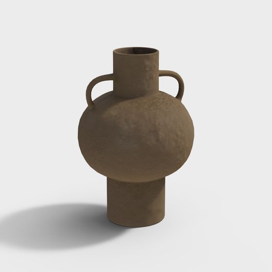 Vintage Clay Vase 3D model